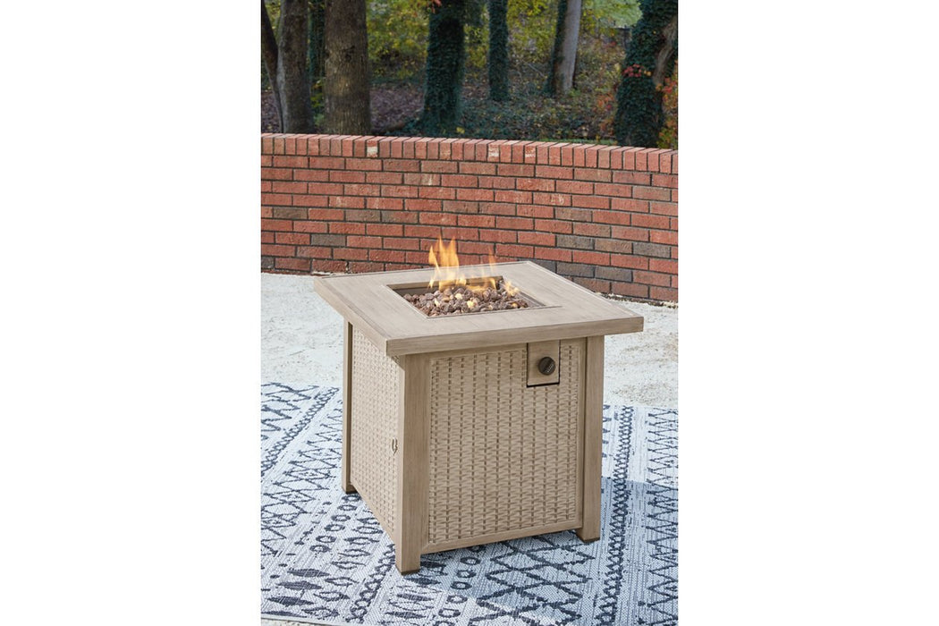 Lyle Driftwood Fire Pit Table - Lara Furniture