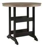 Fairen Trail Black/Driftwood Bar Table - Lara Furniture