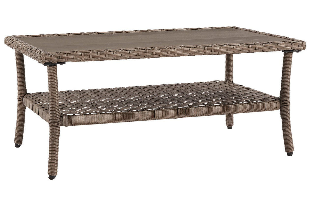 Clear Ridge Light Brown Coffee Table - Lara Furniture