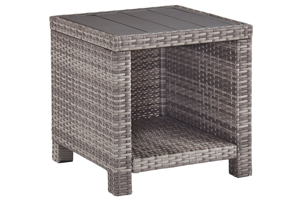 Salem Beach Gray End Table - Lara Furniture