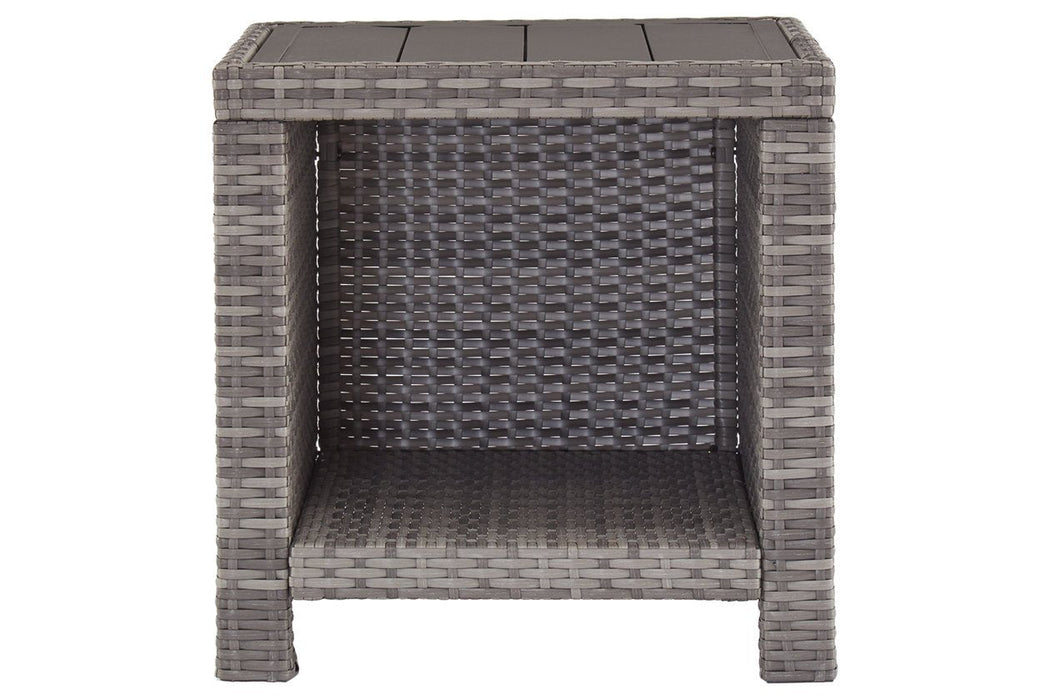 Salem Beach Gray End Table - Lara Furniture