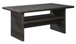 Easy Isle Dark Brown/Beige Multi-Use Table - Lara Furniture