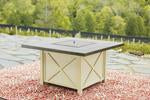 Preston Bay Antique White Fire Pit Table - Lara Furniture