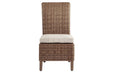 Beachcroft Beige Side Chair with Cushion (Set of 2) - Lara Furniture