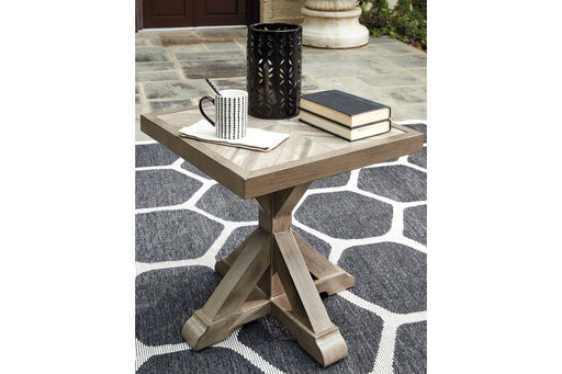 Beachcroft Beige End Table - Lara Furniture