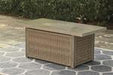 Beachcroft Beige Fire Pit Table - Lara Furniture