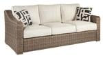 Beachcroft Beige Sofa with Cushion - Lara Furniture