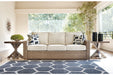 Beachcroft Beige Sofa with Cushion - Lara Furniture