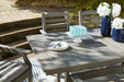 Visola Gray Outdoor Dining Table - Lara Furniture