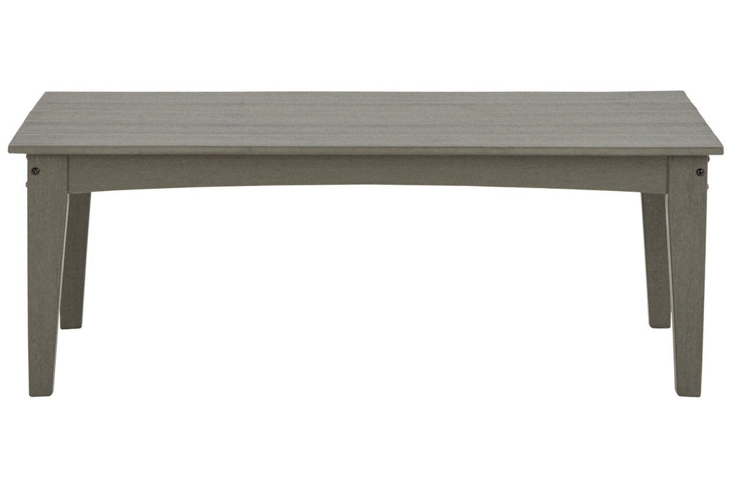 Visola Gray Outdoor Coffee Table - Lara Furniture