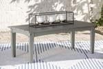 Visola Gray Outdoor Coffee Table - Lara Furniture