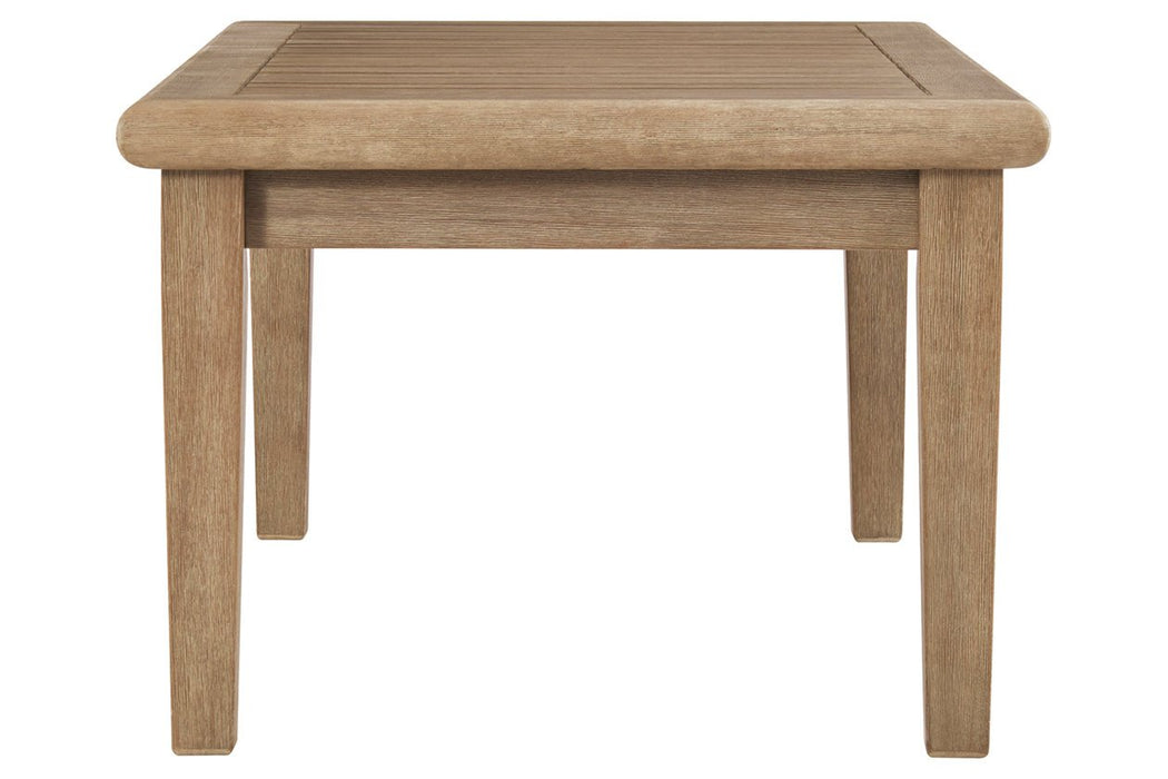 Gerianne Grayish Brown Coffee Table - Lara Furniture