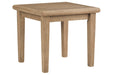 Gerianne Grayish Brown End Table - Lara Furniture