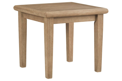 Gerianne Grayish Brown End Table - Lara Furniture