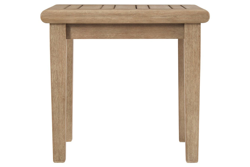 Gerianne Grayish Brown End Table - Lara Furniture