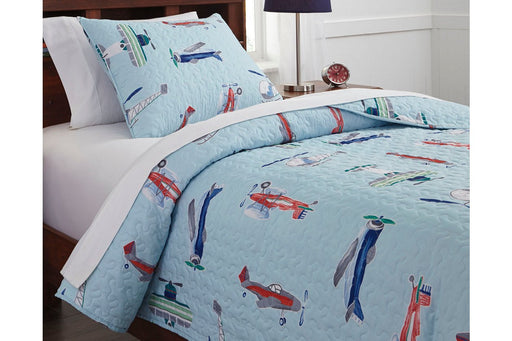 McAllen Multi 2-Piece Twin Quilt Set - Lara Furniture