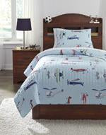 McAllen Multi 2-Piece Twin Quilt Set - Lara Furniture