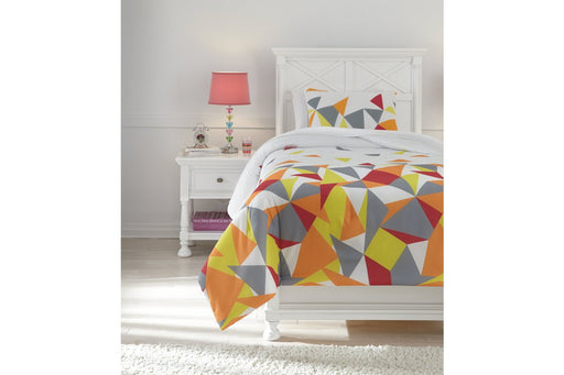 Maxie Multi 2-Piece Twin Comforter Set - Lara Furniture