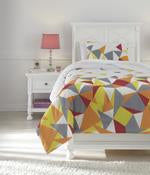 Maxie Multi 2-Piece Twin Comforter Set - Lara Furniture