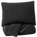 Thornam Black 3-Piece King Coverlet Set - Lara Furniture