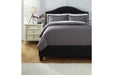 Raleda Gray 3-Piece Queen Coverlet Set - Lara Furniture