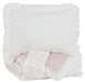 Jenalyn White/Light Pink Full Comforter Set - Lara Furniture