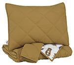 Cooperlen Golden Brown Full Quilt Set - Lara Furniture