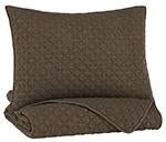 Ryter Brown Twin Coverlet Set - Lara Furniture