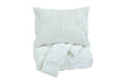 Rimy White 3-Piece King Comforter Set - Lara Furniture