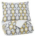 Mato Gray/Yellow/White 3-Piece King Comforter Set - Lara Furniture