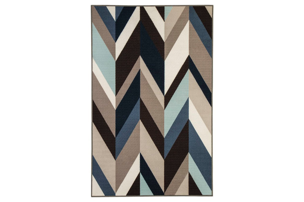 Keelia Multi 4'4" X 6'9" Rug - Lara Furniture