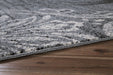 Verrill Black/Cream/Gray 5' x 7' Rug - Lara Furniture