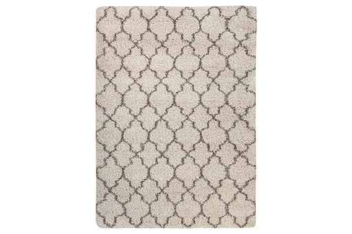 Lara Cream/Charcoal 7'10" x 10'10" Rug - Lara Furniture