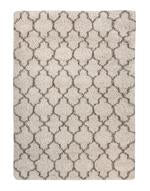 Lara Cream/Charcoal 5'3" x 7'5" Rug - Lara Furniture