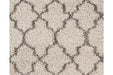 Lara Cream/Charcoal 5'3" x 7'5" Rug - Lara Furniture