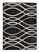 Avi Black/Cream/Gray 7'10" x 10' Rug - Lara Furniture