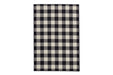 Juji Black/Cream 7'10" x 10' Rug - Lara Furniture