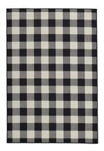 Juji Black/Cream 7'10" x 10' Rug - Lara Furniture