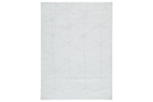 Scarrit White 7'10" x 9'10" Rug - Lara Furniture