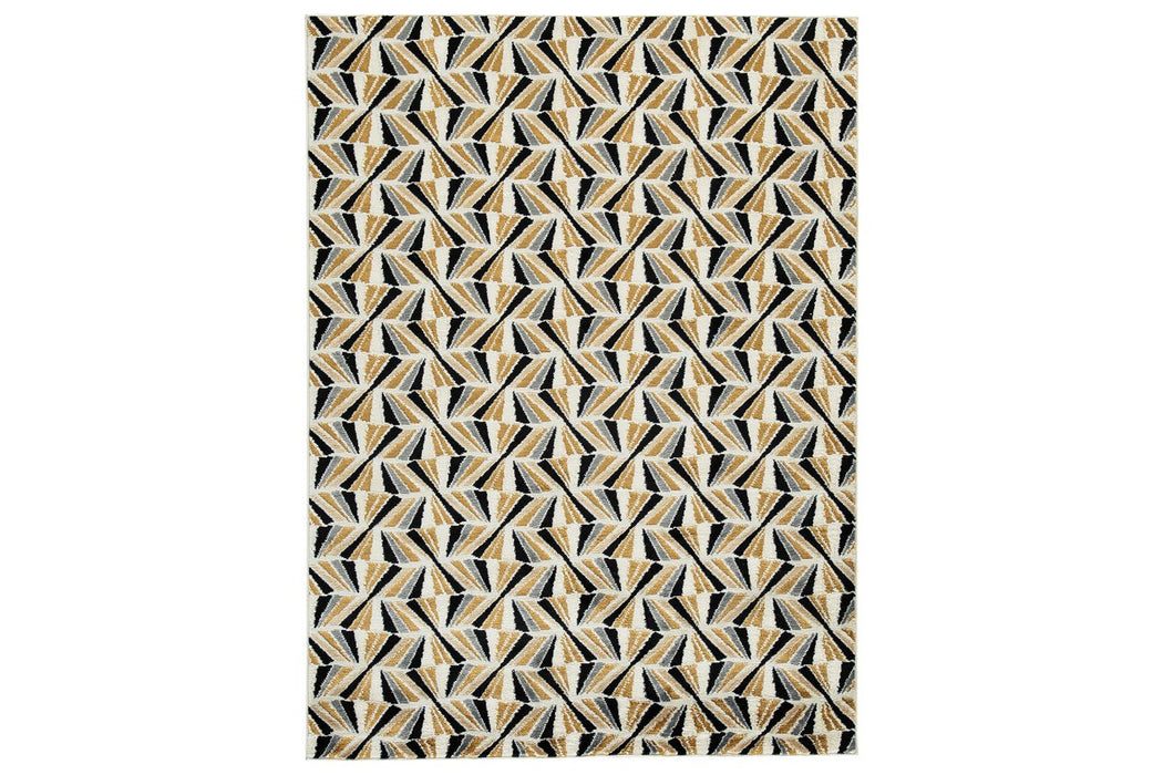 Jaela Multi 5' x 7' Rug - Lara Furniture