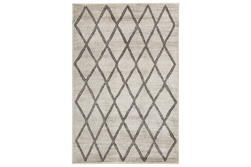 Jarmo Cream/Gray 7'10" x 9'10" Rug - Lara Furniture