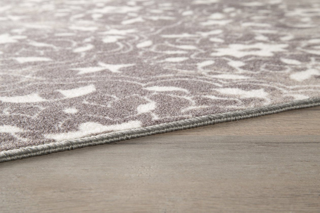 Jerilyn Cream/Gray 4'4" X 6'9" Rug - Lara Furniture