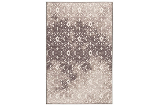 Jerilyn Cream/Gray 4'4" X 6'9" Rug - Lara Furniture