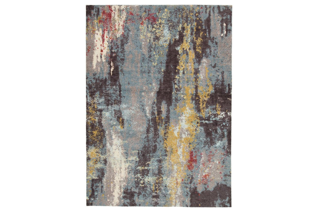 Quent Multi 8' x 10' Rug - Lara Furniture