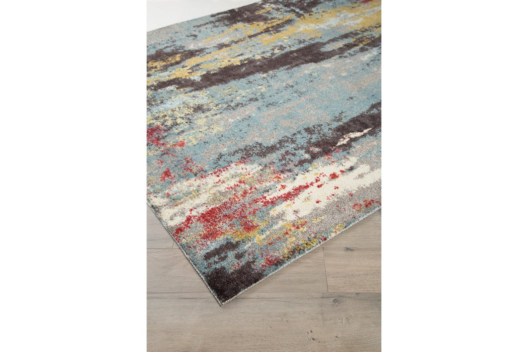 Quent Multi 8' x 10' Rug - Lara Furniture