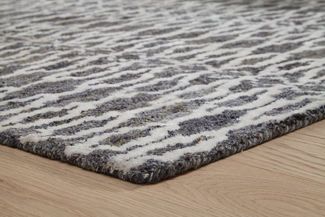 Esmee Ivory/Brown/Gray Large Rug - Lara Furniture