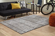 Esmee Ivory/Brown/Gray Large Rug - Lara Furniture