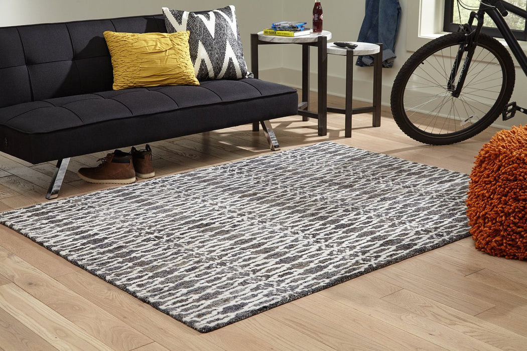 Esmee Ivory/Brown/Gray Medium Rug - Lara Furniture