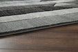 Chayse Black/Gray 6'6" x 9'6" Rug - Lara Furniture