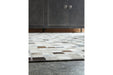 Harish White/Gray/Brown 8' x 10' Rug - Lara Furniture